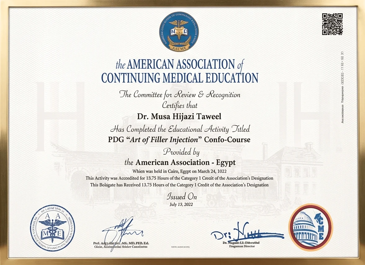 اعتماد فن حقن الفيلر (Art of Filler Injection)